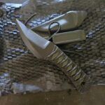 Revenant Corps G10 Carrion Black on Black w/ Belt Clip Sheath knife for sale