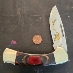 Frost Cutlery Jumbo Lockback Knife in Wood knife for sale