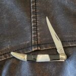 Frost Cutlery Small Toothpick in MOP knife for sale