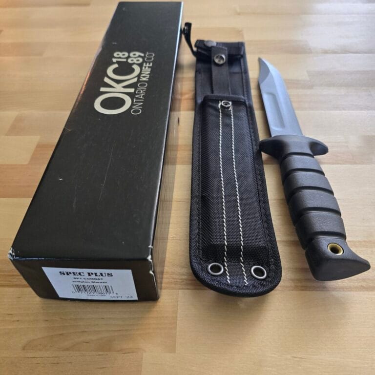Ontario Knife USA Spec Plus SP1 Combat w/ Nylon Sheath