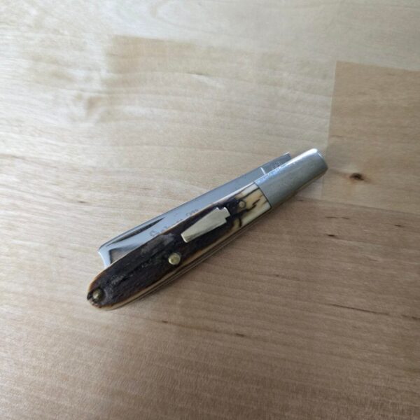 Schatt & Morgan Mini Stag Razor Folding Knife - Image 6