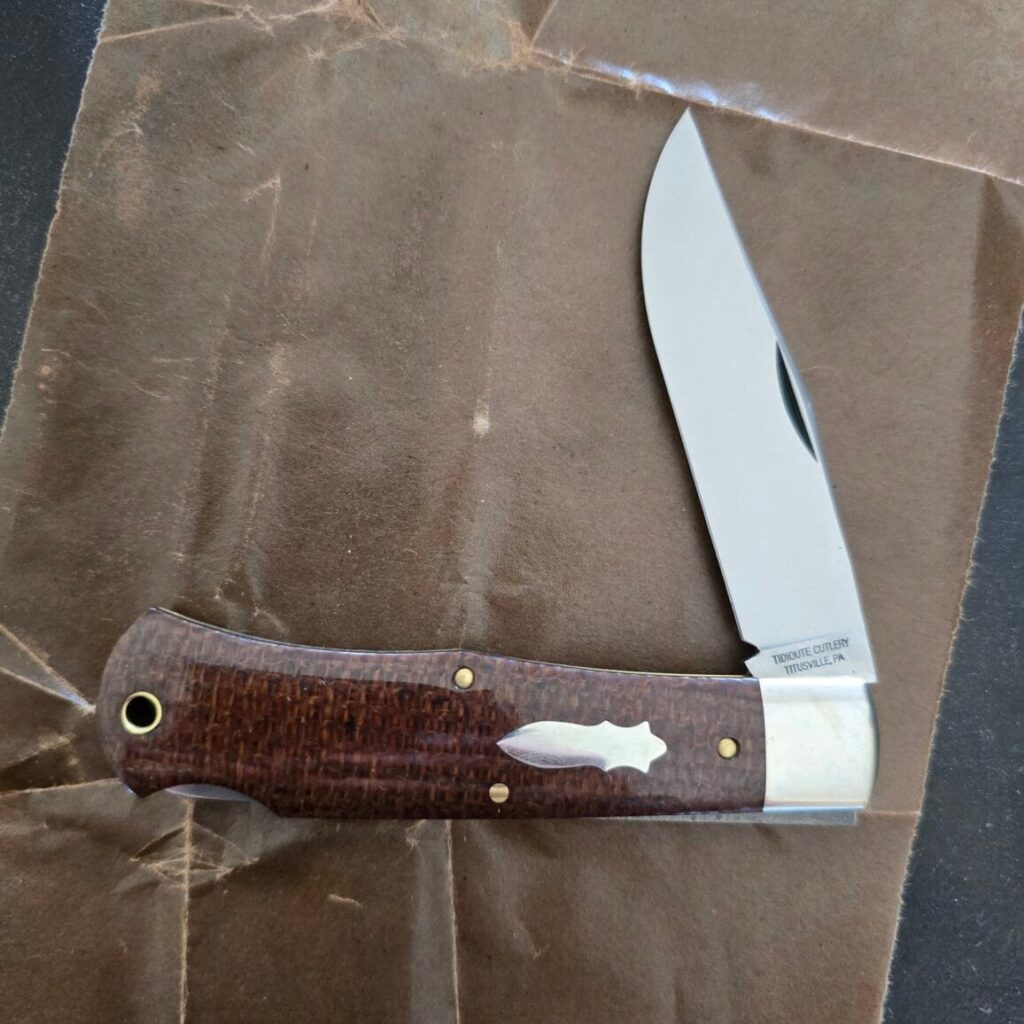 Great Eastern Cutlery #421125 LB Brown Burlap Micarta For Sale - TSA Knives