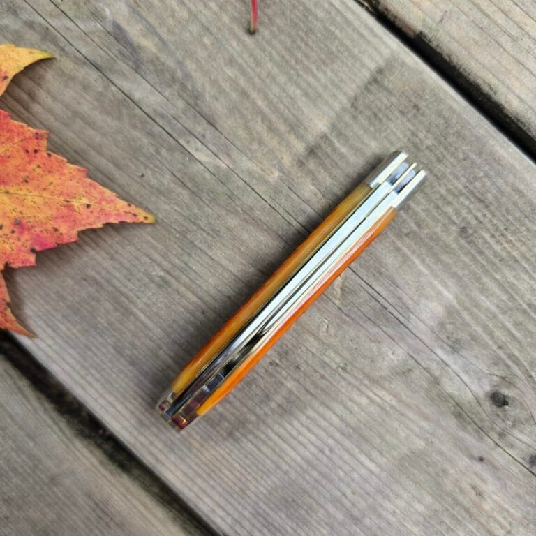 Great Eastern Cutlery #922225 Sunset Orange Bone