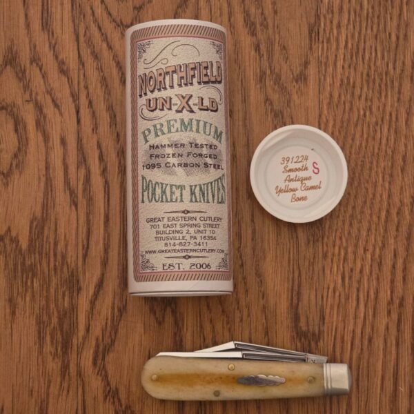 Great Eastern Cutlery #391224 Antique Yellow Smooth Camel Bone "S" store model - Image 6