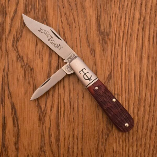 Great Eastern Cutlery 151214 STL Rust Red Jigged Bone