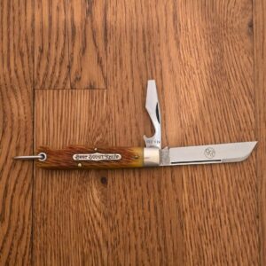 Great Eastern Cutlery #153216 CL Golden Ale Jig Bone knife for sale