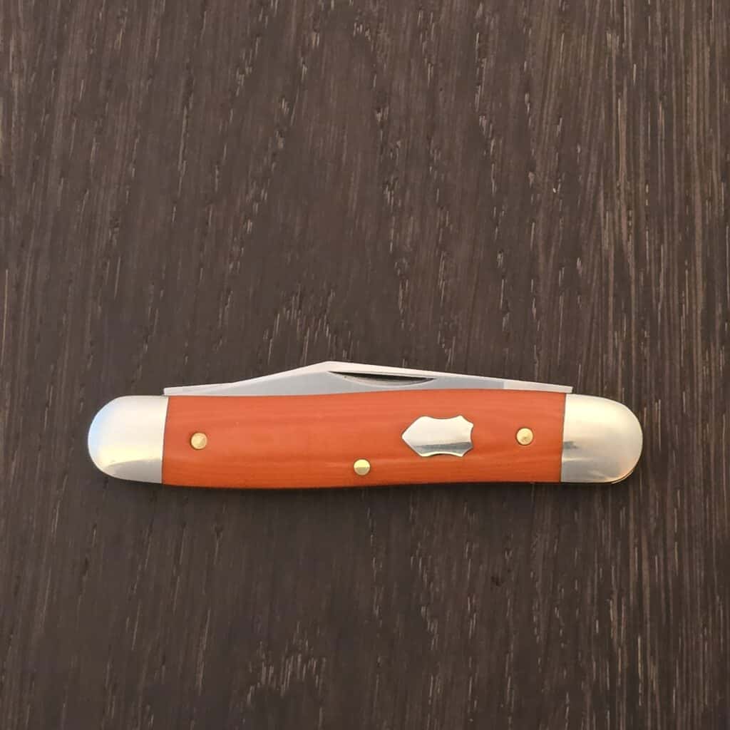 Great Eastern Cutlery #661225 Ember Orange Micarta knife for sale