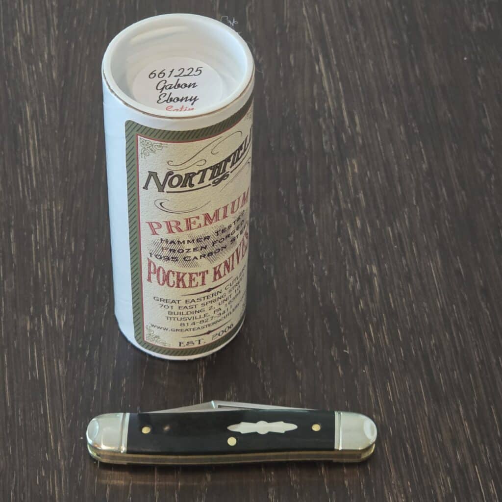 Great Eastern Cutlery #661225 Gabon Ebony Satin knife for sale