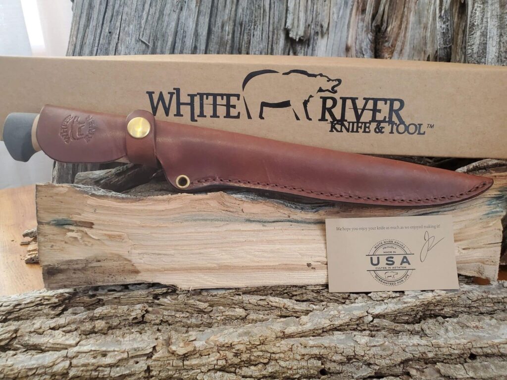 White River Knife & Tool 8.5" Fillet Knife with Cork Handle – gallery image 3
