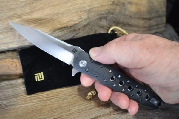 Artisan Virginia 1807P D2 Black G-10 Handle - Image 14