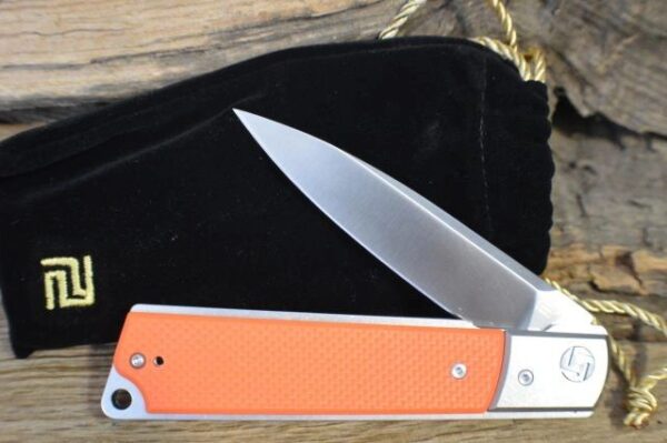 Artisan Classic Folder D2 Orange G-10 Handle - Image 2