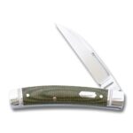 RoseCraft Blades Mud Creek Congress Green Micarta RCT028-LGM knife for sale