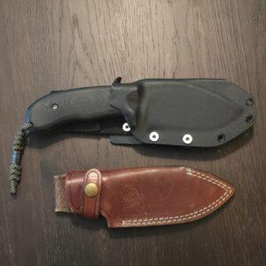 Off Grind Knives Alpha-Dog OG-601 Stonewash USED knife for sale