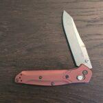 Benchmade 940BK-03 Osborne - CPM-Magnacut Steel Reverse Tanto Blade DLC Battlewash Finish Burnt Copper Anodized Aluminum Handle knife for sale