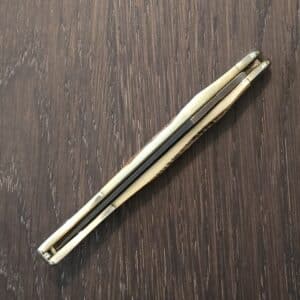 Case Medium Toothpick in Bone Stag and Damascus 6.510094 DAM knife for sale