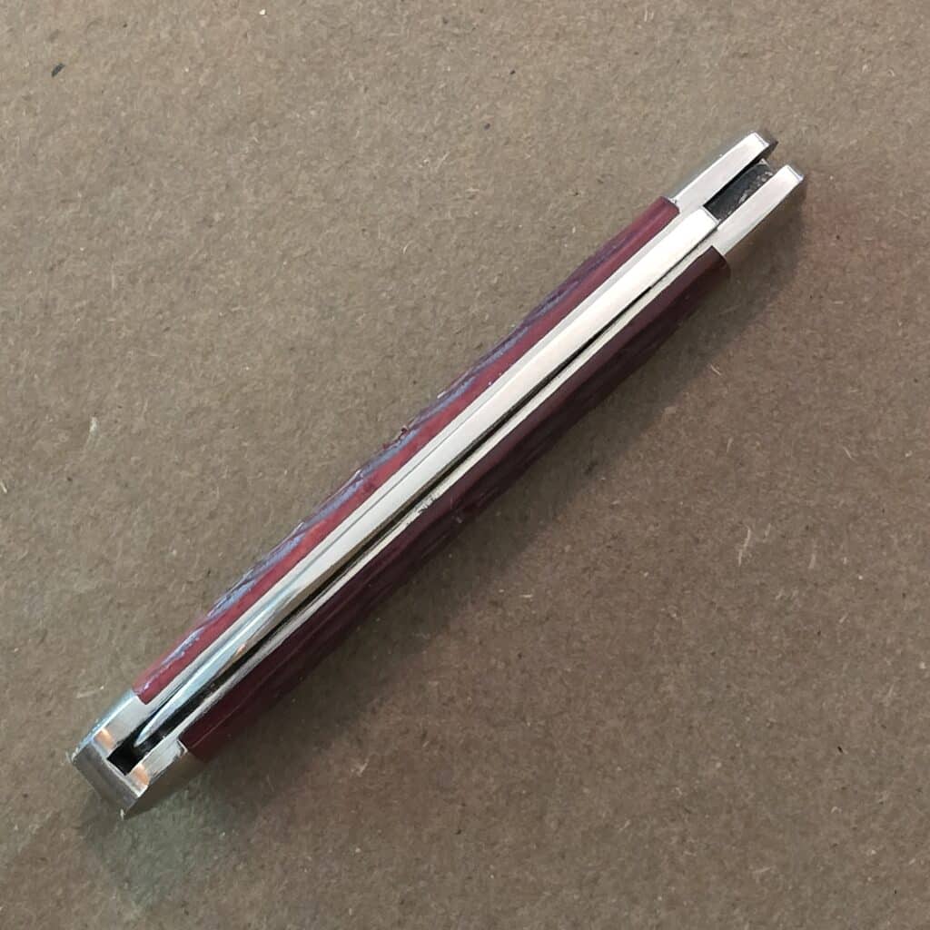 Great Eastern Cutlery #152114 EC Rust Red Jigged Bone (only 53 pcs. Unserialized made) knife for sale