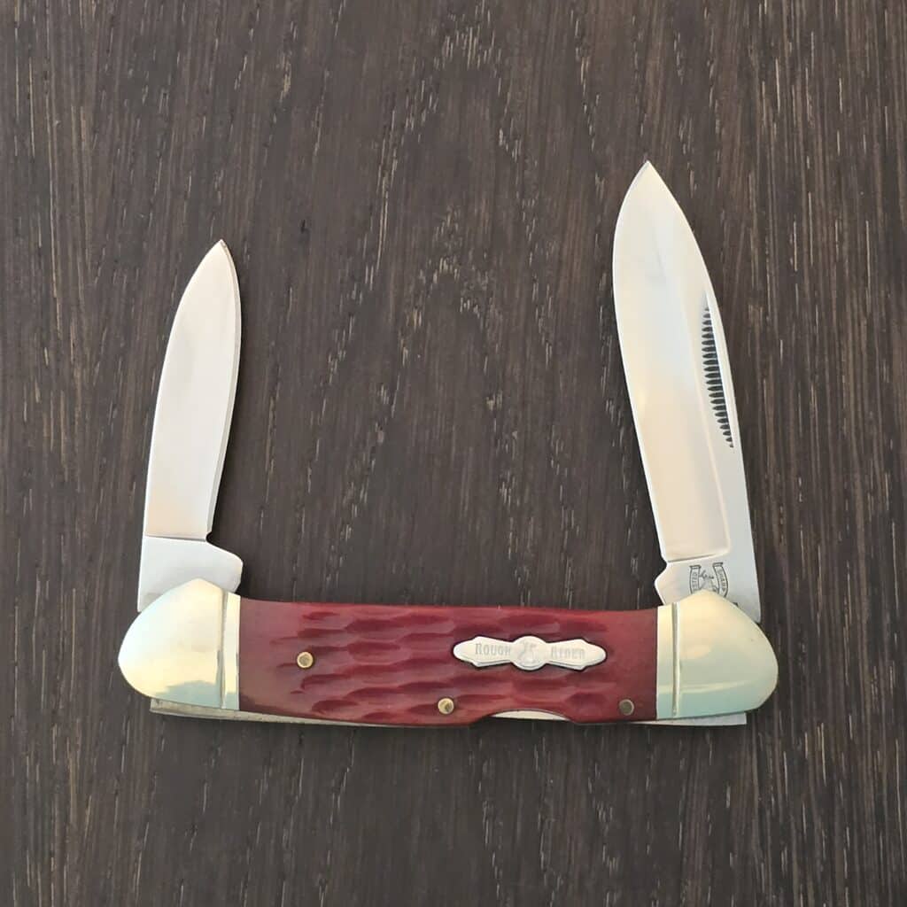Rough Ryder Red Jigged Bone Locking Canoe – gallery image 4