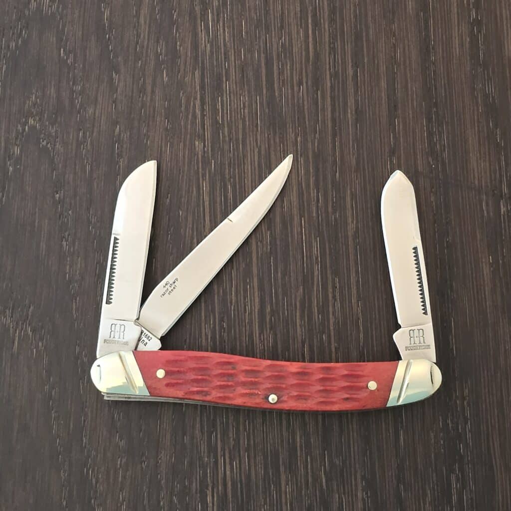 Rough Ryder Stockman Red Pick Bone RR1682 – gallery image 3