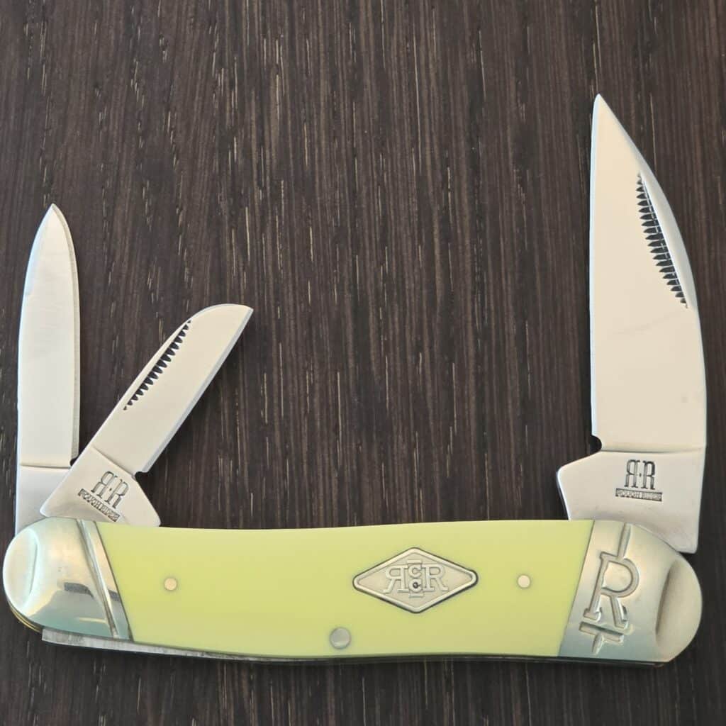 Rough Ryder Swayback Whittler in Yellow Synthetic RR1741 – gallery image 4