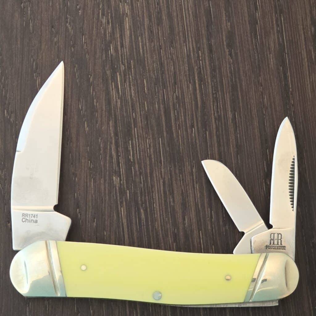 Rough Ryder Swayback Whittler in Yellow Synthetic RR1741 – gallery image 3