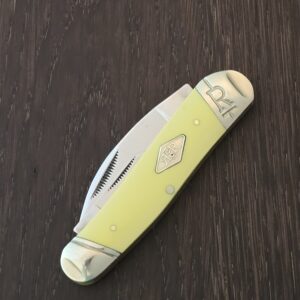 Rough Ryder Swayback Whittler in Yellow Synthetic RR1741 knife for sale