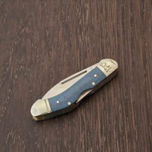 Rough Ryder Light Denim Dogleg Canoe RR2189 knife for sale