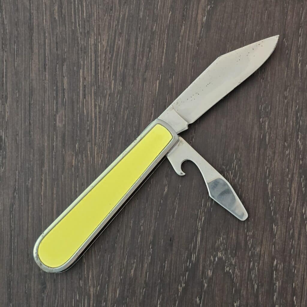 Ambassador USA Vintage Advertising "Occident Elevators" Cap Lifter and Clip Blade – gallery image 3