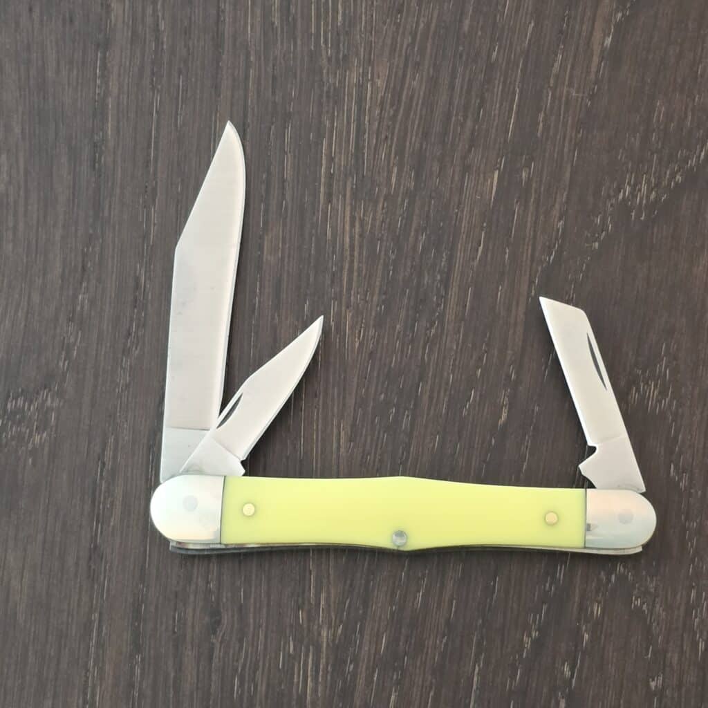 Camillus New York Yellow Delrin Whittler – gallery image 3