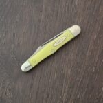 Camillus New York Yellow Delrin Whittler knife for sale
