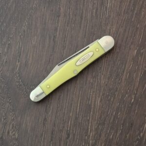 Camillus New York Yellow Delrin Whittler knife for sale