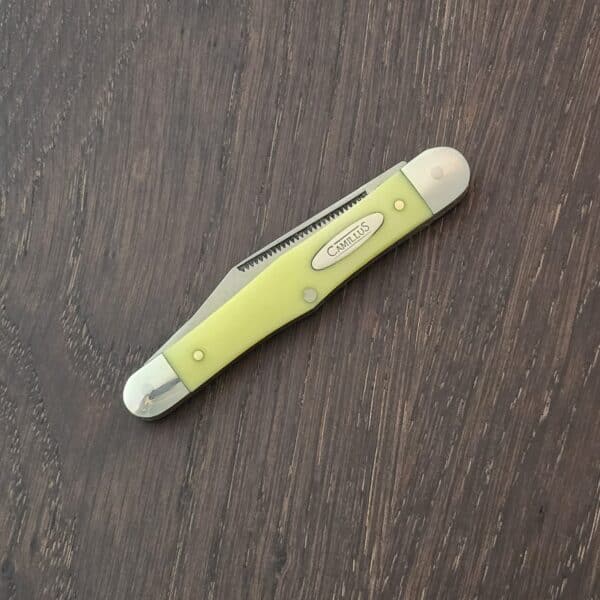 Camillus New York Yellow Delrin Whittler – gallery image 1
