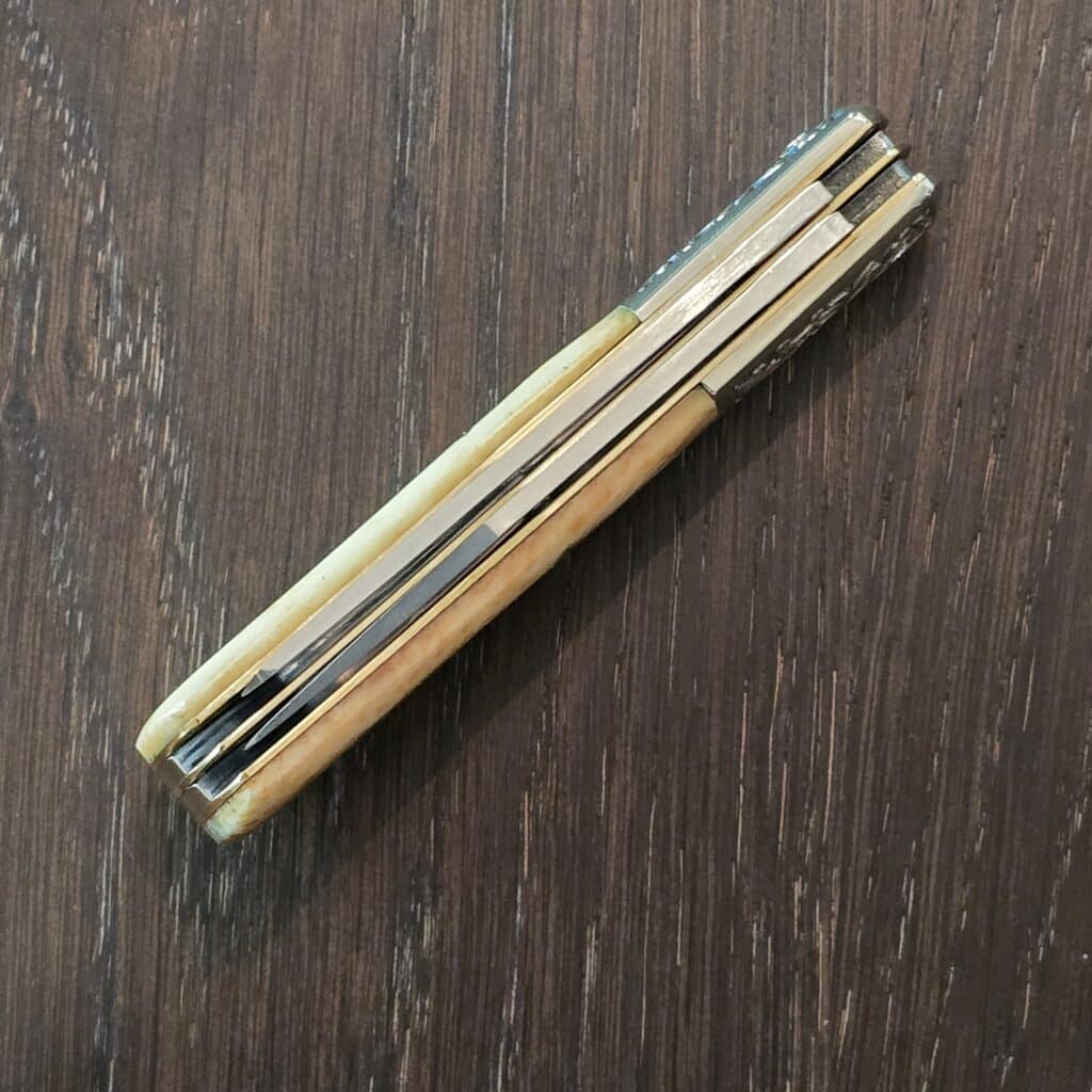 Parker Cutlery Co. Brown Bone Barlow (please note stabilized cracks at pin) – gallery image 2