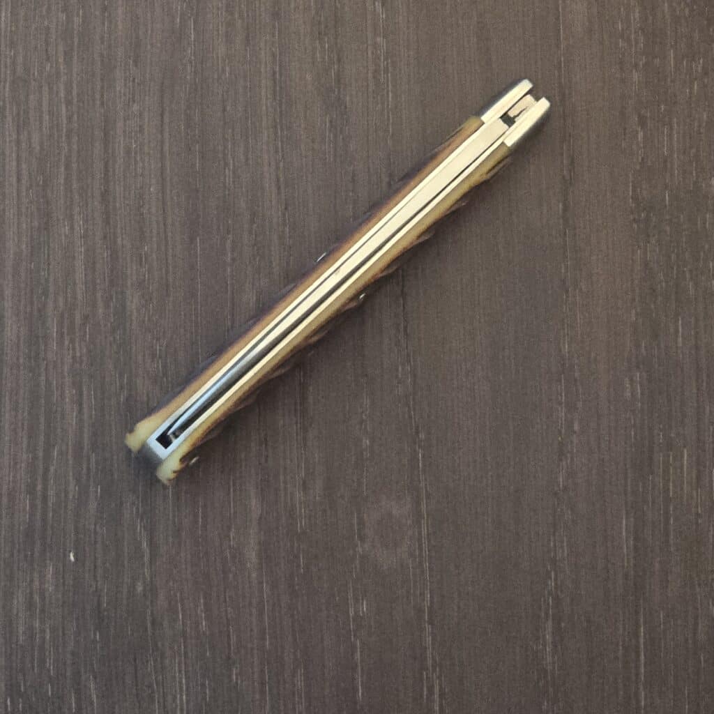 Great Eastern Cutlery #152118 Antique Yellow Jigged Bone knife for sale