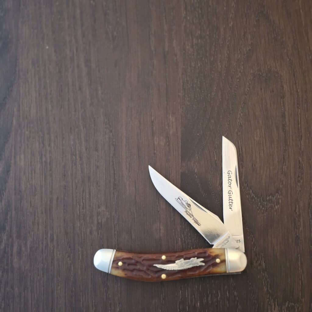 Great Eastern Cutlery #888225 Antique Autumn Jigged Bone "S" (blade marked as store model) knife for sale