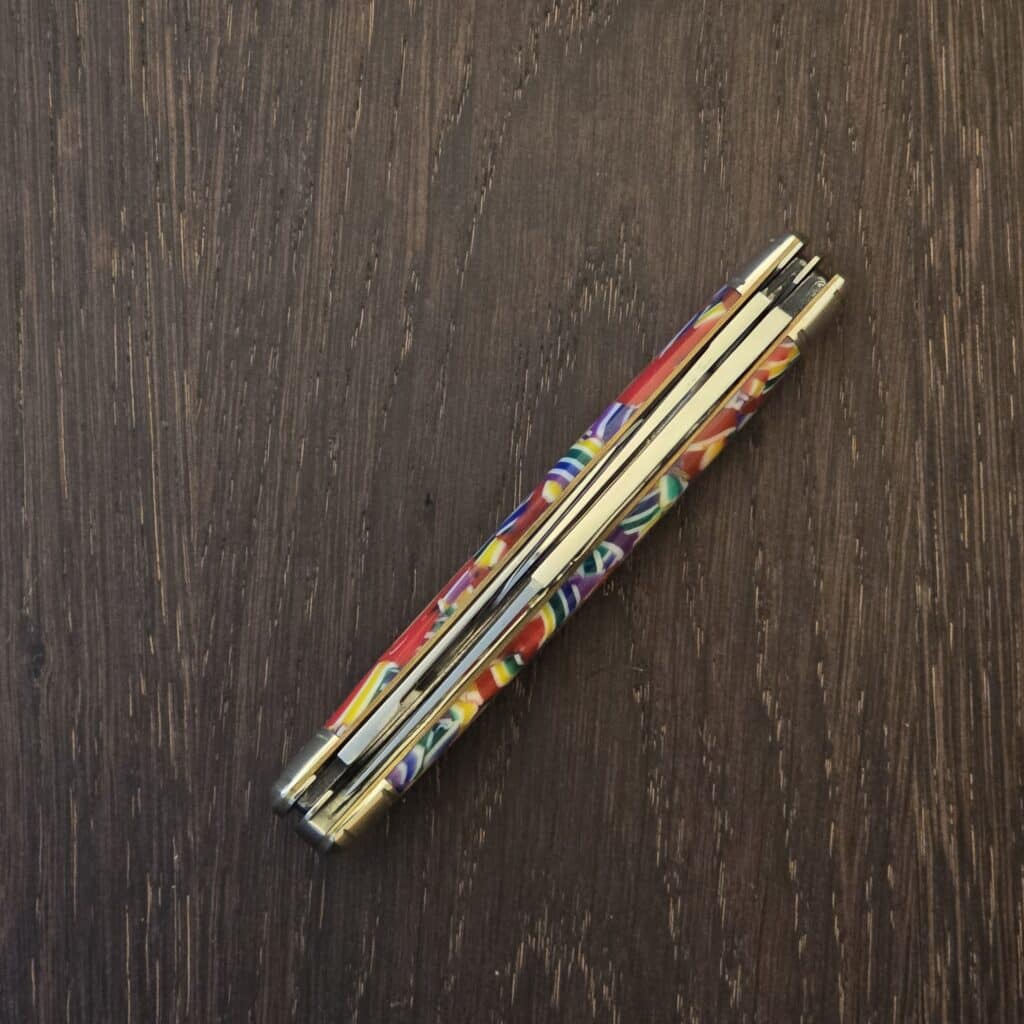 Great Eastern Cutlery #811313 Mardi Gras Acrylic – gallery image 3