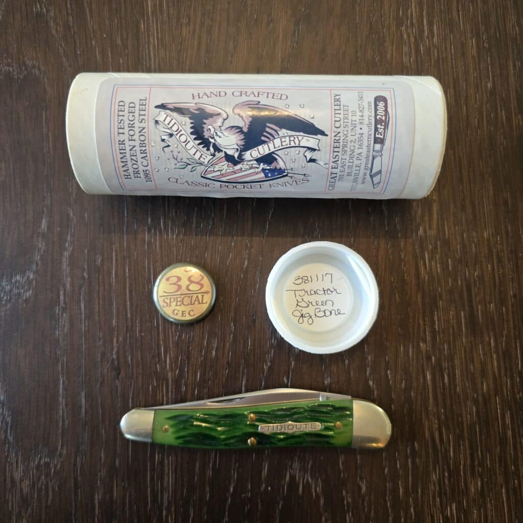Great Eastern Cutlery #381117 Tractor Green Bone – gallery image 4