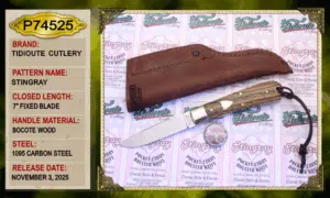 Great Eastern Cutlery #P74525 Stingray Pocket Cary Holster Knife in Bocote Wood knife for sale