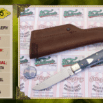 Great Eastern Cutlery #P74525 Stingray Pocket Cary Holster Knife in Denim Blue Micarta knife for sale