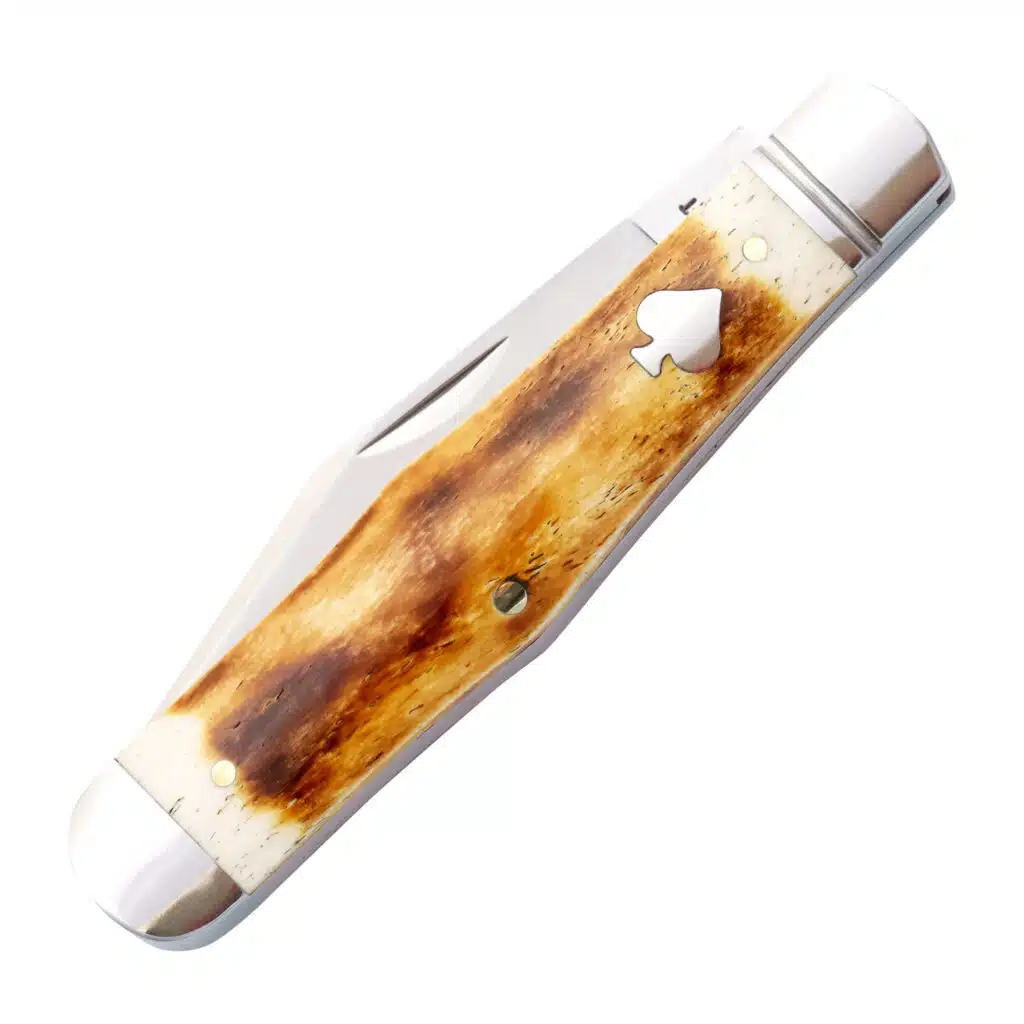 RoseCraft Blades Cumberland River Coke Bottle Toasted White Bone RCT026-TWB knife for sale