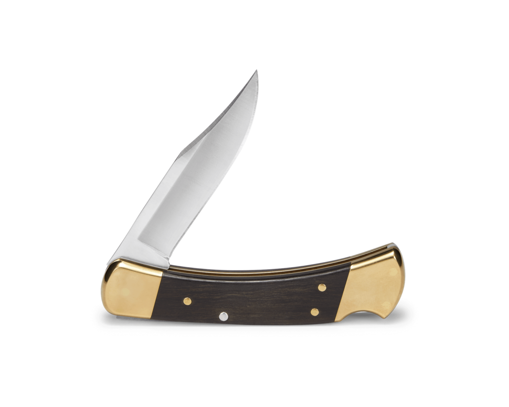 Buck USA 0110BRS-B Folding Hunter in Ebony – gallery image 2
