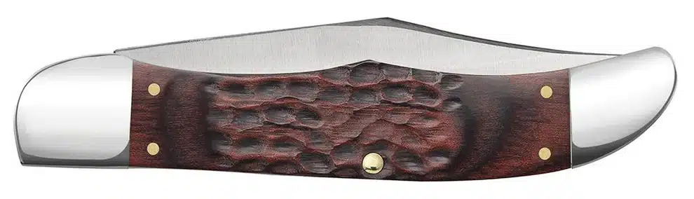 Case XX USA Rosewood Standard Jig Folding Hunter 6265 SS with Leather Sheath NO00189 – gallery image 4