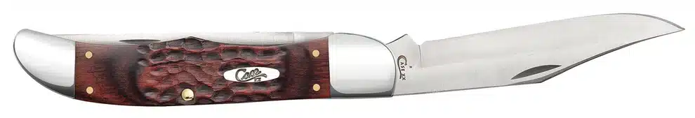 Case XX USA Rosewood Standard Jig Folding Hunter 6265 SS with Leather Sheath NO00189 – gallery image 3