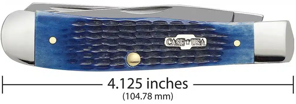 Case XX USA Blue Bone Rogers Corn Cob Jig Trapper 6254 SS No 02800 – gallery image 2