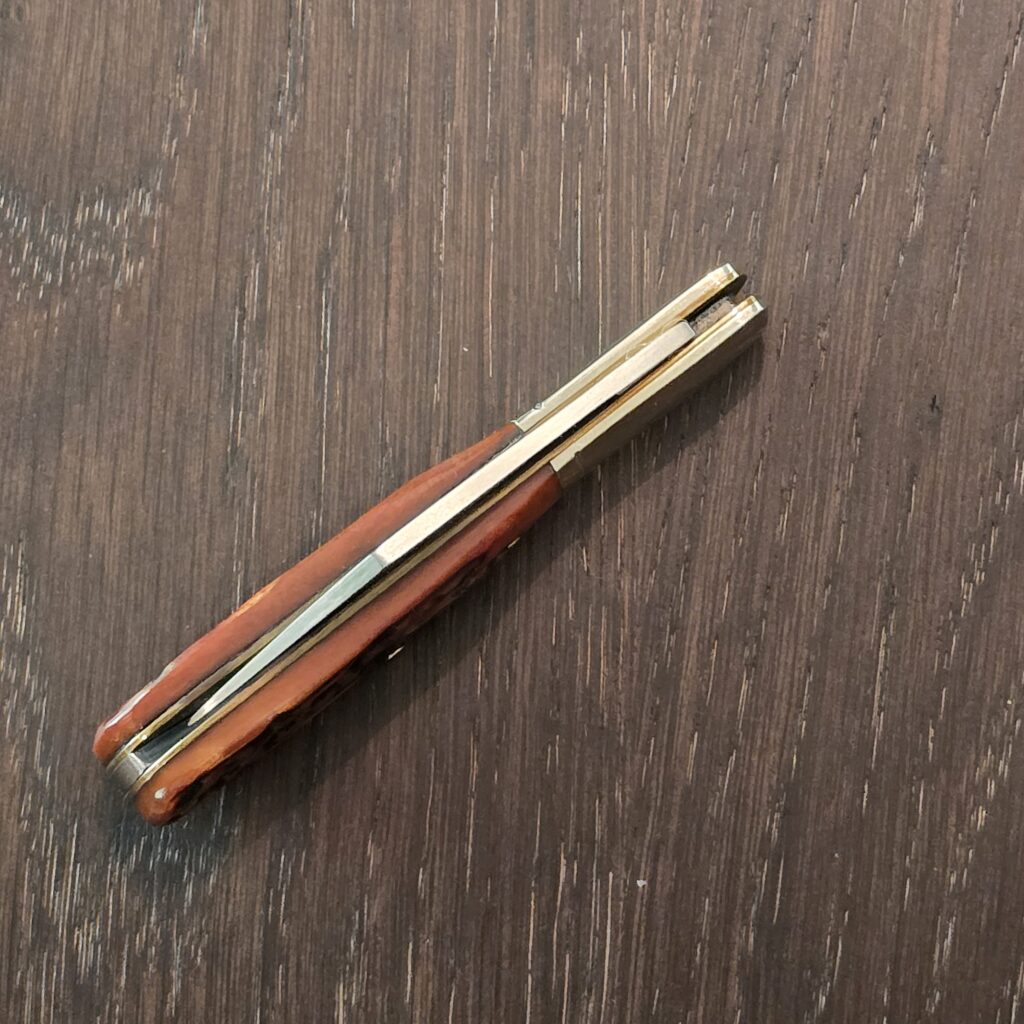 War Eagle Blades in Brown Bone and 7CR17MOV knife for sale