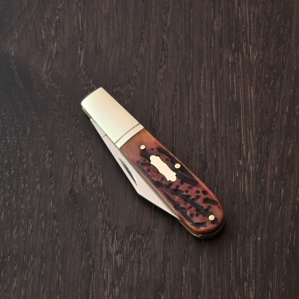 War Eagle Blades in Brown Bone and 7CR17MOV knife for sale
