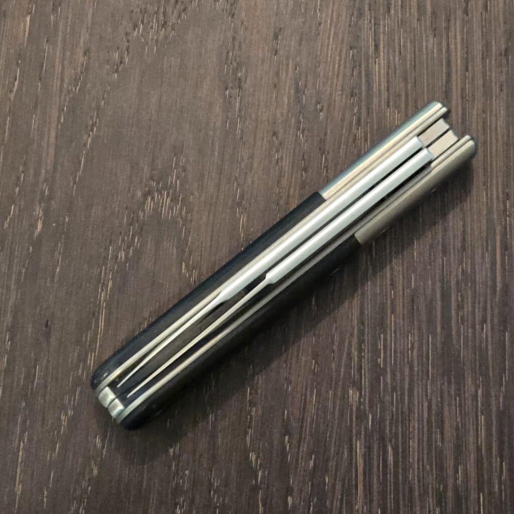 Lionsteel Italy CK Edition in M390, Titanium and Ebony Scales – gallery image 2