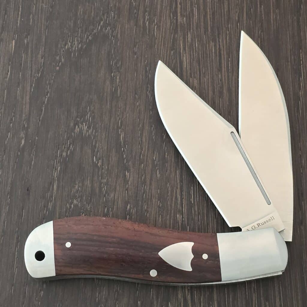 A.G. Russell Sowbelly Cocobolo Trapper 8CR13MOV – gallery image 4