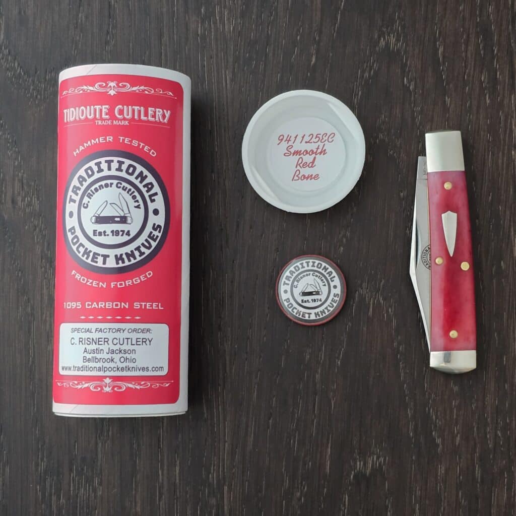 Great Eastern Cutlery #941125 EC Smooth Red Bone SFO for TPK – gallery image 4