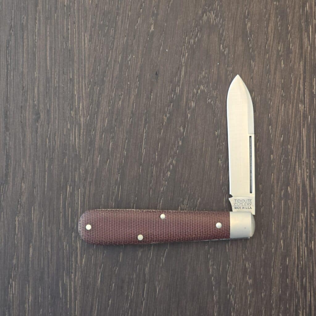 Great Eastern Cutlery #142116 Natural Canvas Micarta knife for sale