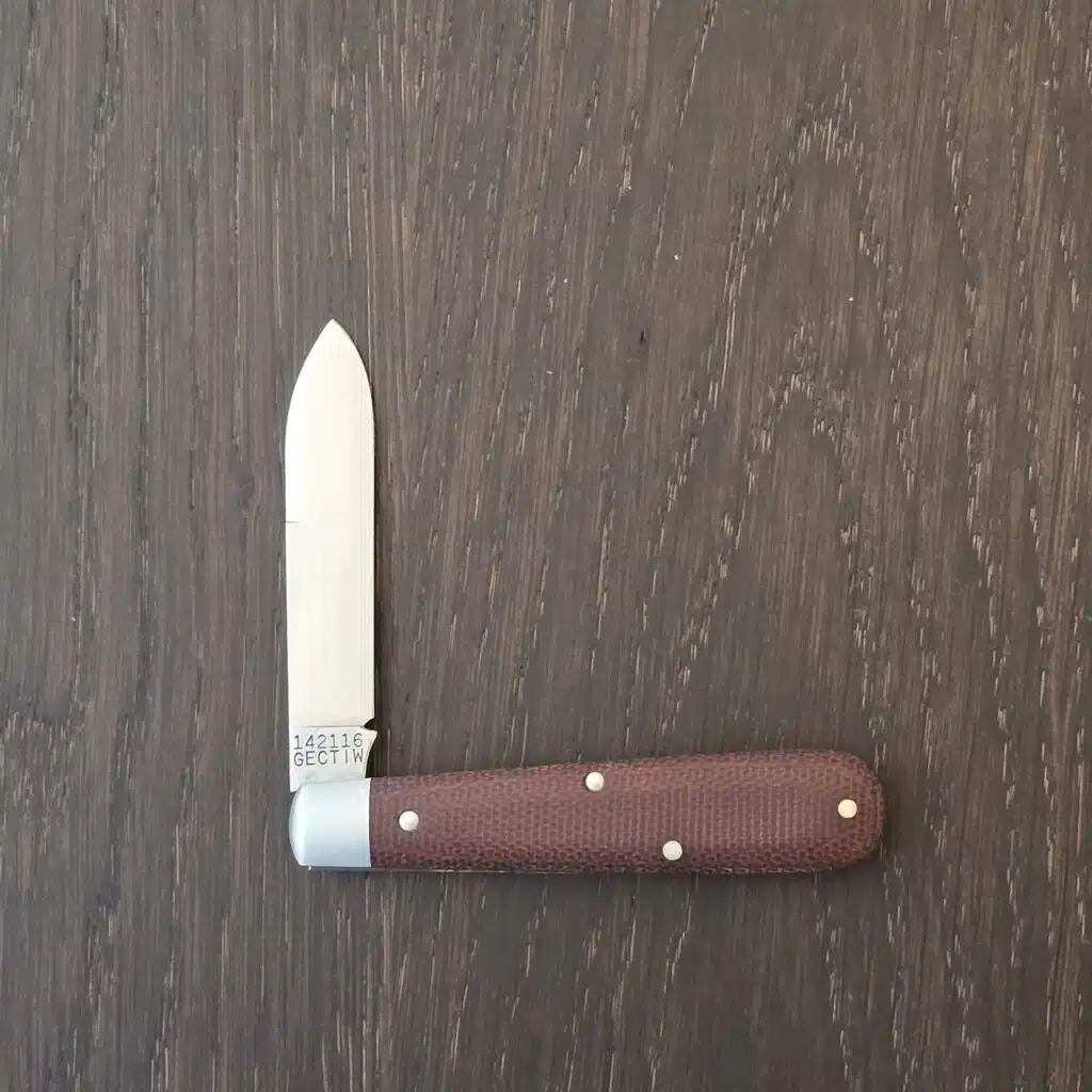 Great Eastern Cutlery #142116 Natural Canvas Micarta For Sale - TSA Knives